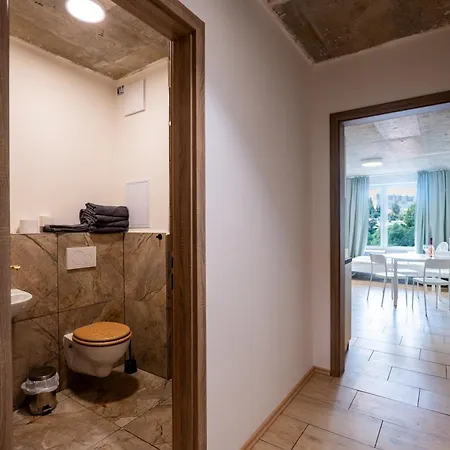 아파트 Brand New Penthouse #34 Near Center With Free Parking 프라하